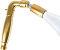 High Sierra® Solid Metal Handheld Shower Head, Lead-Free, with Built-In Trickle Valve. Shower Hose and Holder Not Included. Low Flow 1.25 GPM. Polished Brass