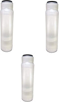 CFS – 3 Pack Clear Refillable Cartridge for DI Resin and Other Media Residential or Aquarium DI or RO – Remove Bad Taste & Odor – Whole House Replacement Water Filter Cartridge - 10" x 2.5", White