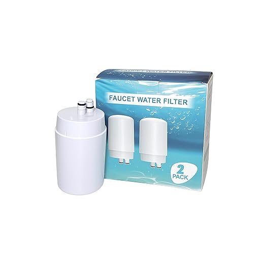 Nispira Water Filter Replacement For Brita Basic Complete Faucet Filtration Systems 36311 36312 FR-200 FF-100 | Removes Chlorine, Lead, Odor, Color | 100 Gallon | Pack of 4