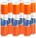 Aquaboon 20x4.5" Whole House Water Filter Cartridge – Premium KDF Heavy Metal & by Aquaboon
