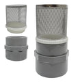 1" Stainless Steel Filter Cover Connected to 1 inch/DN25 Grey PVC Filter Water by AIMCOCO
