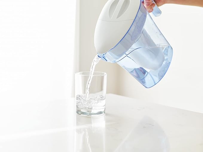 ZeroWater Official Replacement Filter - 5-Stage 0 TDS Filter Replacement - System IAPMO Certified to Reduce Lead, Chromium, and PFOA/PFOS, 2-Pack, White