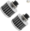MUGE RACING 2Pcs Air Filter Cold Air Intake Filter Breather 12mm Valve Cover by MUGERACING