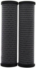 CFS – 2 Pack Carbon Wrapped Water Filter Cartridges Compatible with T01-DS TO1-DS Series C Models – Removes Bad Taste and Odor – Whole House Replacement Under Sink Water Filter Cartridge – 5 Micron