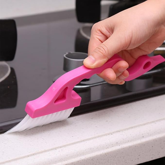 Yardwe 8Pcs Window Slot Cleaning Brush Set, Wet and Dry Groove Scrubber - Image 7