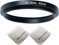 40.5mm Lens to 43mm Camera Lens Adapter 40.5mm to 43mm Step Up Ring Adapter Ring by SKYZHENG