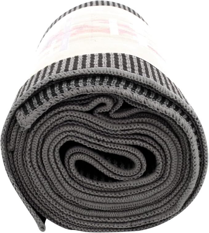 Hugger Mugger Yoga Towel - Graphite - Soft, Absorbent, Fast Drying, Non-Slip Backing, use by iteself or Over a Yoga mat, hot Yoga, Helps with Slippery Hands and feet-FlexoryFit