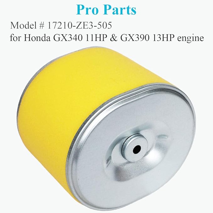 3 Pack Air Filter Fit for Honda GX390 13HP GX340 11HP Engine Pressure Washer Air Cleaner, Professional 17210-ZE3-010 17210-ZE3-505 Air Filter