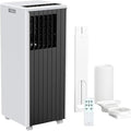 8000 BTU Portable Air Conditioner for Rooms up to 350 Sq.Ft, 3-in-1 Cooling, Dehumidifier & Fan with Quiet Operation, Efficient Cooling, Sleep Mode, 24-Hour Timer & Remote Control, Dark grey