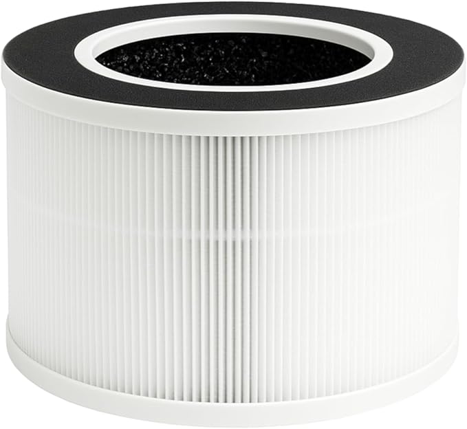 Nispira TD-1500 4-in-1 True HEPA Replacement Filters for Tredy Air Purifier TD-1500, 4 Packs