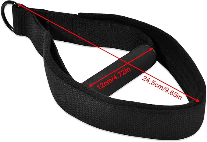 Pilates Double Loop Straps for Reformer, D Ring Straps Handle, Yoga Exercise Straps, 2 PCS-FlexoryFit