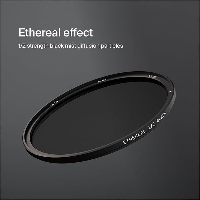 Urth 39mm Magnetic Ethereal Black Mist ½ Diffusion Lens Filter — Cinematic - Image 2