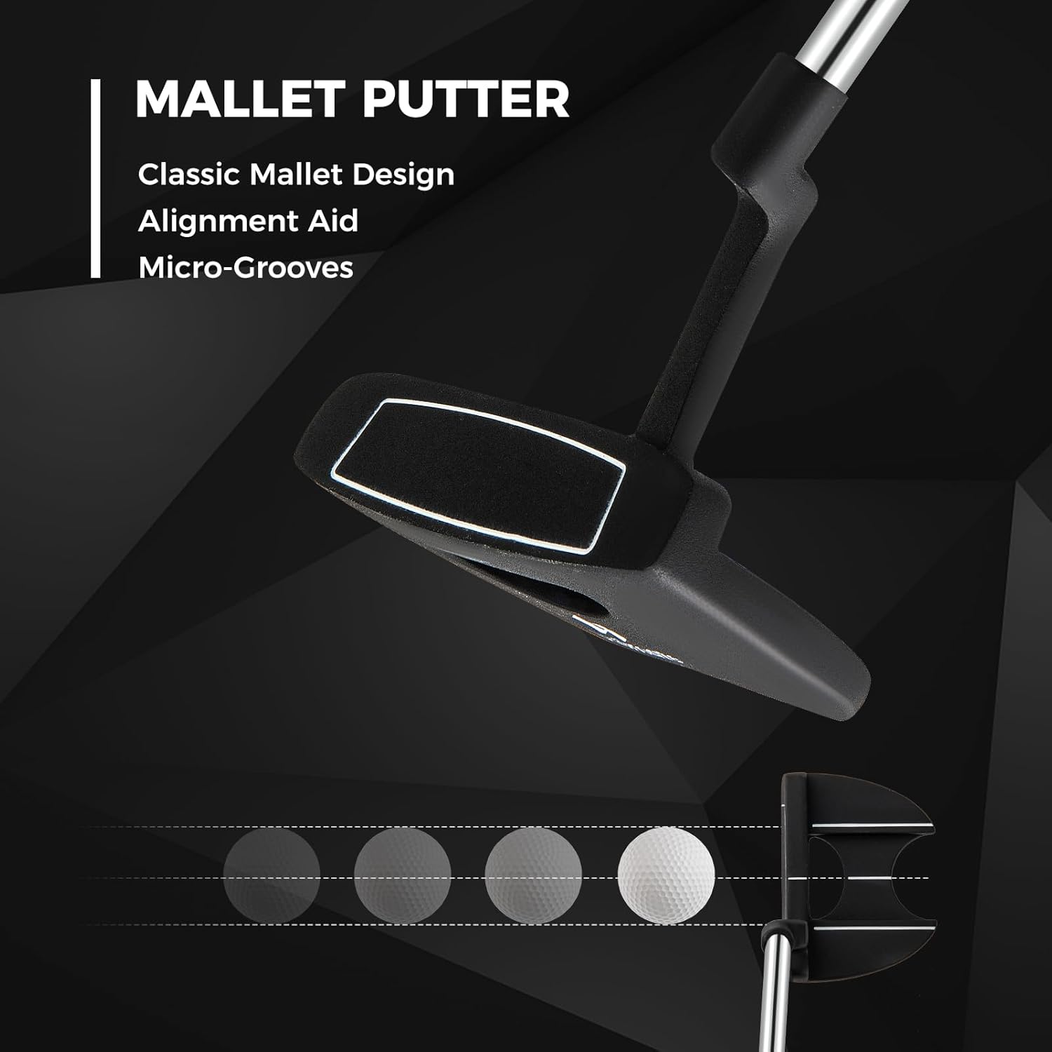 ULTIMATE Men's Complete Golf Club Set – Right-Handed, 9/11-Piece Full Set Including 460cc #1 Driver, #3 Fairway Wood, Hybrid, #6, #7, #8, #9, #P Irons, and a Precision Putter
