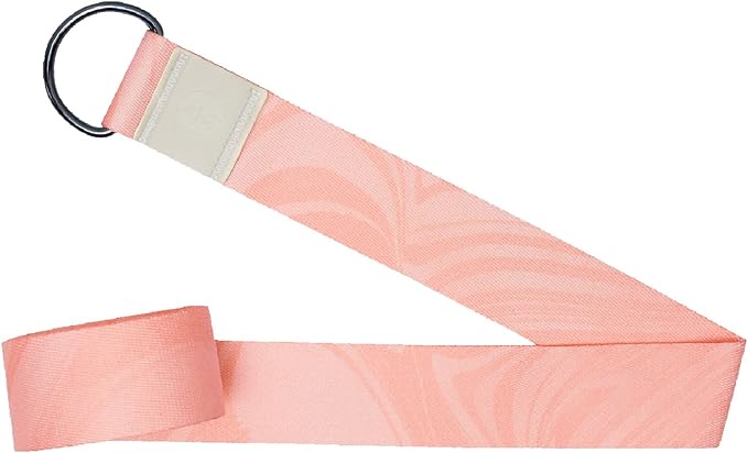 yogadesignlab YOGA DESIGN LAB | The Yoga Strap | Luxurious, Extra Long, Super Soft, Eco Printed | Studio Quality, Adjustable | Safely Stretch Further and Hold Longer | 8 ft Long-FlexoryFit