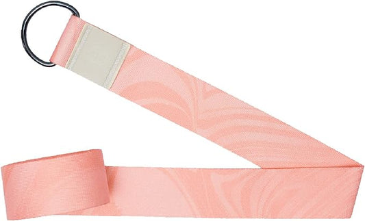 yogadesignlab YOGA DESIGN LAB | The Yoga Strap | Luxurious, Extra Long, Super Soft, Eco Printed | Studio Quality, Adjustable | Safely Stretch Further and Hold Longer | 8 ft Long-FlexoryFit