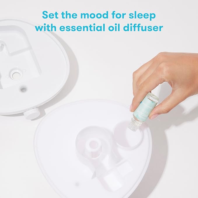 Frida Baby 3-in-1 Cool Mist Humidifier for Baby with Diffuser + Nightlight, Allergy Relief Baby Humidifier for Bedroom, Nursery + Large Rooms, Quiet, Auto Shut Off, Runs +24hrs