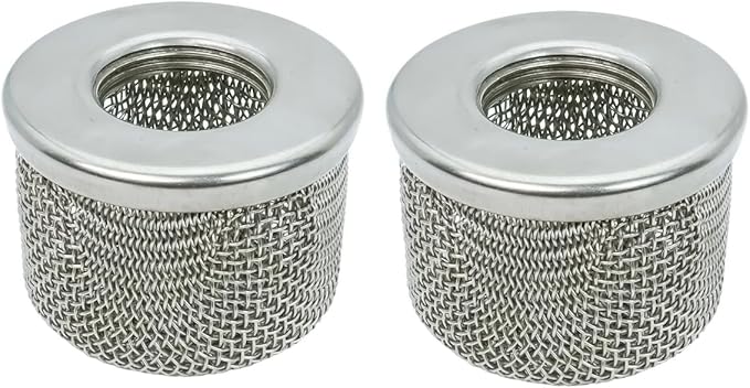 (2-Pack) 183770 3/4” NPT Thread Inlet Suction Filter Compatible with Graco 395,455, 495ST, EM 390, 490, Ultra 500,740, Ultimate 500, Ultra Max 695, GM 3000, 3500,LineLazer 3000, 3500, Paint Sprayers