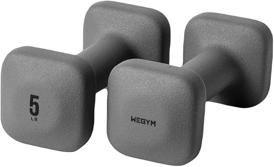 SafeGrip Dumbbells, Anti-Slip, Anti-Roll, Thick Handles, Free Weights, Square Dumbbells for Secure Workouts at Home, Weightlifting, and Personal Training-FlexoryFit