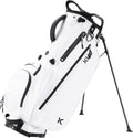 KVV Lightweight Golf Stand Bag with 7 Way Full-Length Dividers, 5 Zippered Pockets, Automatically Adjustable Dual Straps，Elegant Design