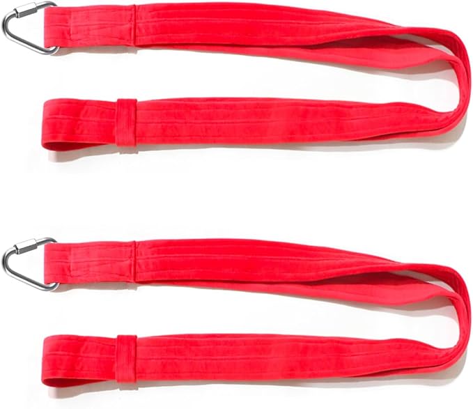 6.6ft 2m Aerial Loops Aerial Straps Ropes Aerial Acrobatics Body Loop Trapeze Circus Apparatuses Equipment Yoga Straps 1 pairs-FlexoryFit