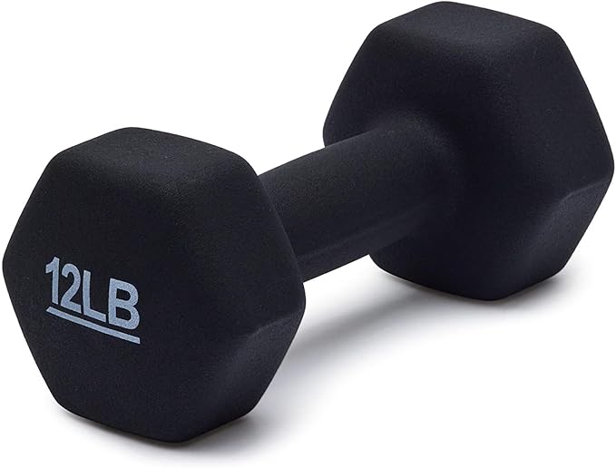 Amazon Basics Neoprene Dumbbell Hand Weights for Exercise and Muscle Toning-FlexoryFit