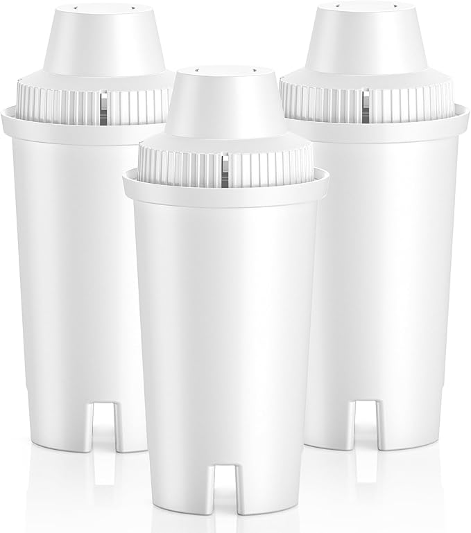 Filter Replacement for Brita Water Pitchers and Dispensers OB03 Metro Everyday UltraMax Classic 35557, Mavea 107007, Grand, Lake, NSF Certified, BPA-Free, 3 Pack