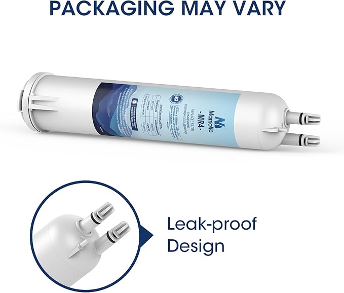 MARRIOTTO MRW4 Refrigerator Water Filter Compatible with EDR3RXD1, 4396841, 4396710, Filter 3, 46-9083,46-9030, 9030, 9083 Refrigerator Water Filter | 2 Pack