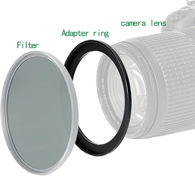 46mm to 62mm Step-Up Ring Filter Adapter - Image 4