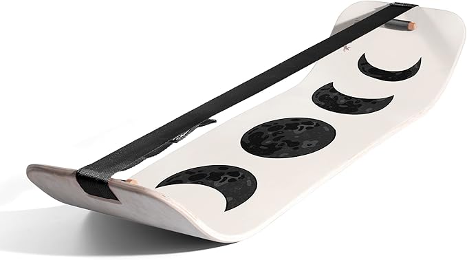 GIBBON SlackBoard - GiBoard Balance Board Kids & Adults - Slackline Balance Trainer - Slack Board Core Workout Equipment Home Gym Training - Standing Desk Exercise - Yoga, Agility, Pilates & More-FlexoryFit