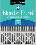 Nordic Pure 20x25x5 Honeywell Replacement Air Filters MERV 14 Plus Carbon 1 Pack by NordicPure