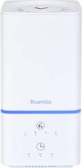BlueHills 1000 ML Premium Essential Oil Diffuser Humidifier Combo Square White Aroma Diffuser for Large Room Home Quiet Modern Design Long Run Time High Capacity Oil Diffuser - Solid White - H101