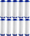 10/20 Pcs Ion Drops Shower Head Filters, 2.95 Inch PP Cotton Filter Cartridge, Turbo Showerhead, Shower Head with Filter for Detachable (A10*pc, 2.95 * 0.94 In)