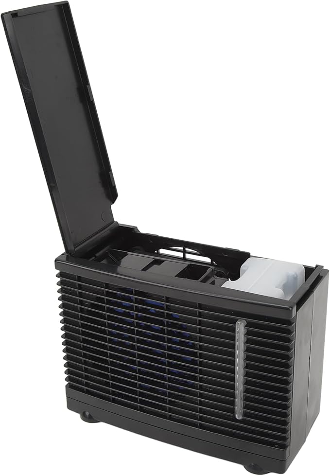 Portable Air Conditioners, DC12V Mini Air Conditioner and Small Evaporative Air Cooler and Humidifier Fan, 2 Speed Adjustable Car Air Cooler Improve Air Quality