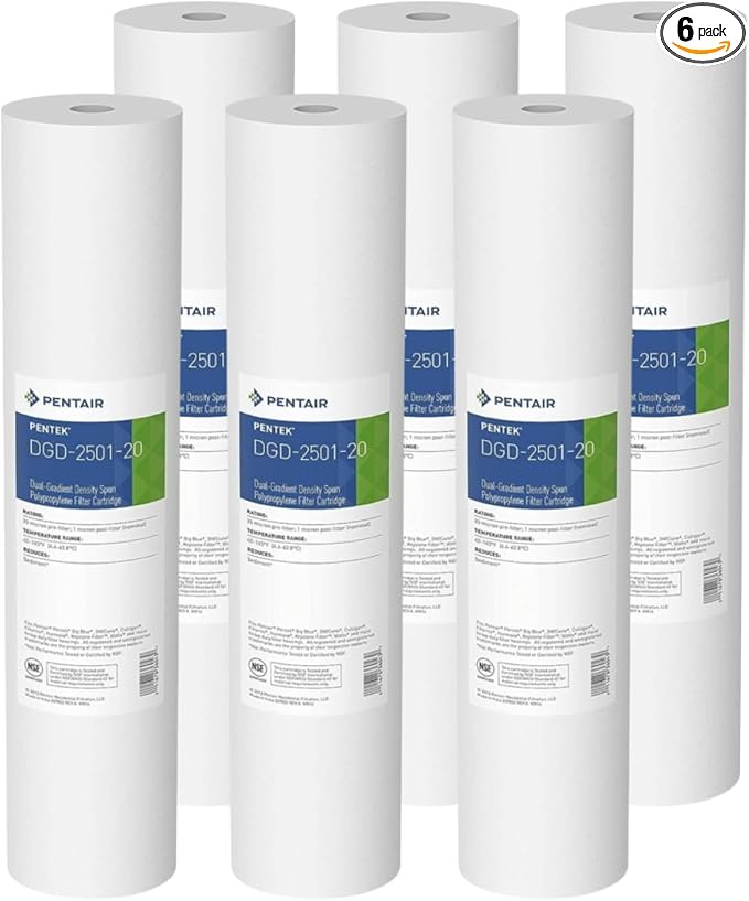 Pentair Pentek DGD-2501-20 Big Blue Water Filter, 20-Inch Whole House Sediment by PENTAIRPENTEK