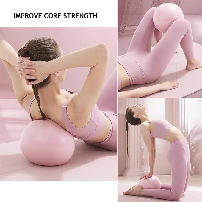 Pilates Set – Home Pilates Equipment for Women Kit with Magic Circle Pilates Ring and Ball Set, Resistance Bands & Massage Balls & Exercise Bands for Toning，Flexibility & Core Strength-FlexoryFit