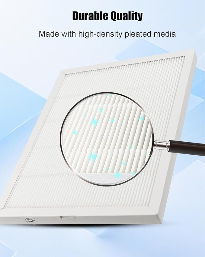9 x 11 x 1 MERV 13 Replacement Dehumidifier Filter Compatible with Santa Fe Compact70 Ultra70 Element Compact2 UA 65H Dehumidifier Models, 4 Pack High-Efficiency Air Dehumidifier Filters