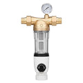 Airthereal Spin Down Water Sediment Filter, Pre-Filtration System for Whole Home, Water Filter for City and Well Water, 40 Micron Reusable Sediment Backwash Filter with 1" MNPT + 3/4" FNPT Connector