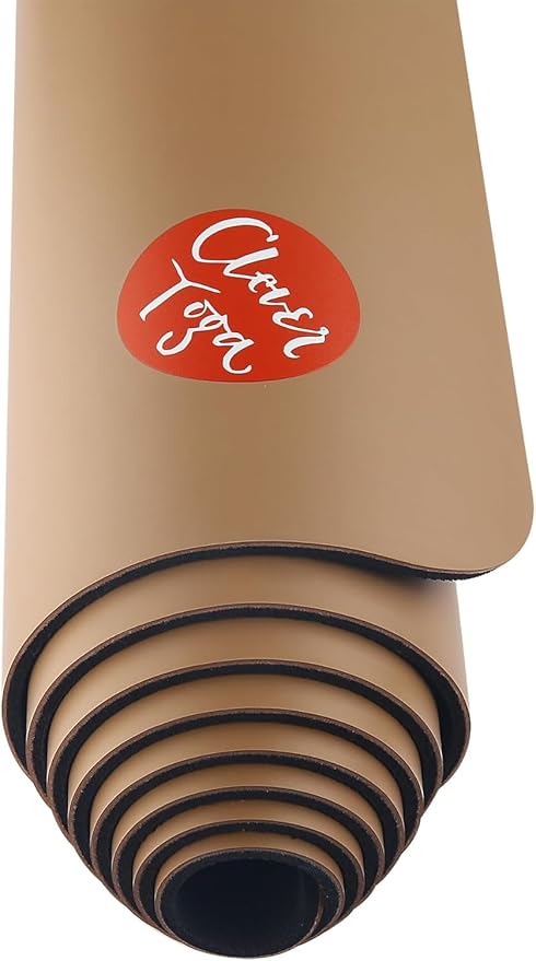 Clever Yoga Liquid Balance Thick Yoga Mat - Pro Exercise Yoga Mat with Non-Slip Surface for Home Gym, Earth-Friendly & Recyclable Pilates and Workout Pad Women & Men, 4.5 mm-FlexoryFit