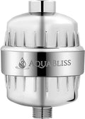 AquaBliss High Output Revitalizing Shower Filter - Reduces Dry Itchy Skin, Dandruff, Eczema, and Dramatically Improves The Condition of Your Skin, Hair and Nails - Chrome (SF100)