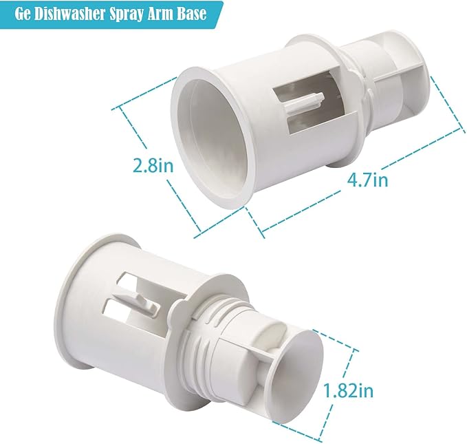 WD12X10244 Dishwasher Base Spray Arm replacement for Ge Dishwasher lower Spray Arm Replace 1263951, EAP1765974, PS1765974, AP4300545