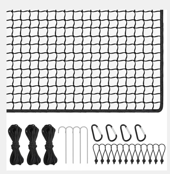 Sports Backstop Net - Hitting Net for Golf, Baseball, Hockey, Soccer - 10 x 10Ft/10 x 15Ft/10 x 20Ft/10 x 25Ft/15 x 15Ft/15 x 20Ft