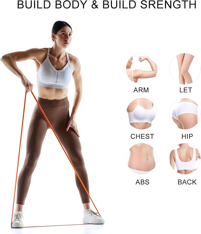 12-Pack Resistance Bands Set - Pull Up Assist, Strength Training & Physical Therapy for Home Gym | Exercise Loop Bands for Men & Women-FlexoryFit