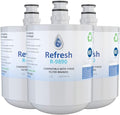 Refresh Replacement Refrigerator Water Filter Compatible with LG LT500P, 5231JA2002A, 5231JA2002A-S, ADQ72910901, ADQ72910902, ADQ72910907 and Kenmore 46-9890 Refrigerator Water Filter (3 Pack)