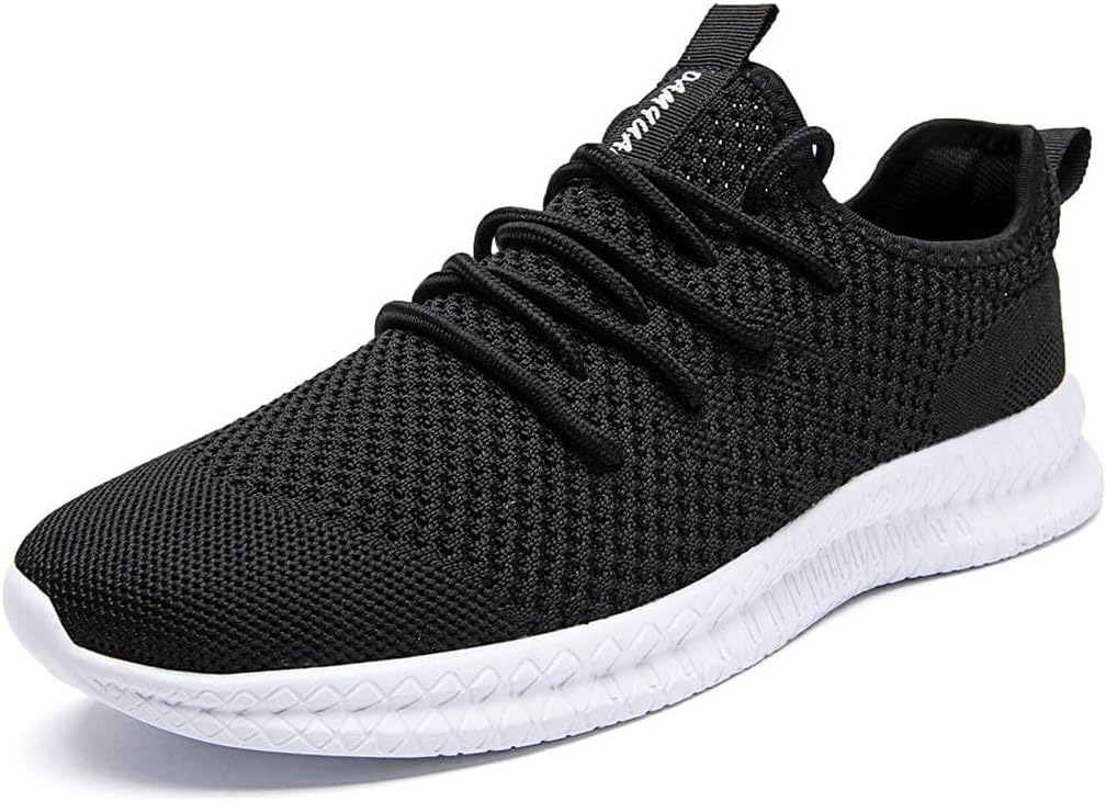 FUJEAK Men Running Shoes Men Casual Breathable Walking Shoes Sport Athletic Sneakers Gym Tennis Slip On Comfortable Lightweight Shoes