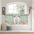 Easter Kitchen Tier Curtains 36 Inch Long 2 Panel Set, Rod Pocket Half Window by Unknown