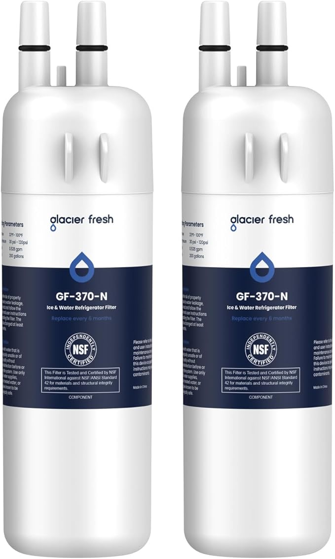 GLACIER FRESH EDR1RXD1 Refrigerator Water Filter Compatible by GLACIERFRESH