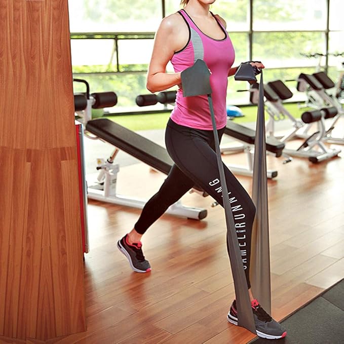Resistance Bands, Elastic Exercise Bands for Working Out, Physical Therapy, Recovery, Yoga, Pilates, Strength Training-FlexoryFit