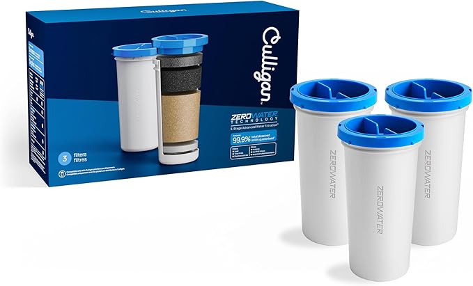 Culligan with ZeroWater Technology Replacement Filter 3-Pack, 5-Stage Advanced by CulliganWater
