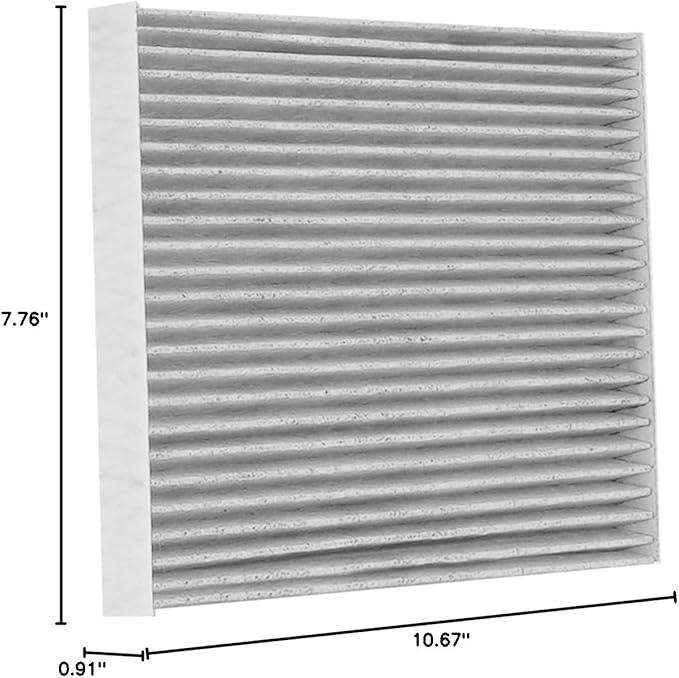KAX Cabin Air Filter, CF10550 Replacement for Nissan Rogue L4 2.5L 2008-2013, Rogue Select S 2014-2015, Sentra L4 2.0L/ 2.5L 2007-2012, Premium Cabin Filter with Activated Carbon