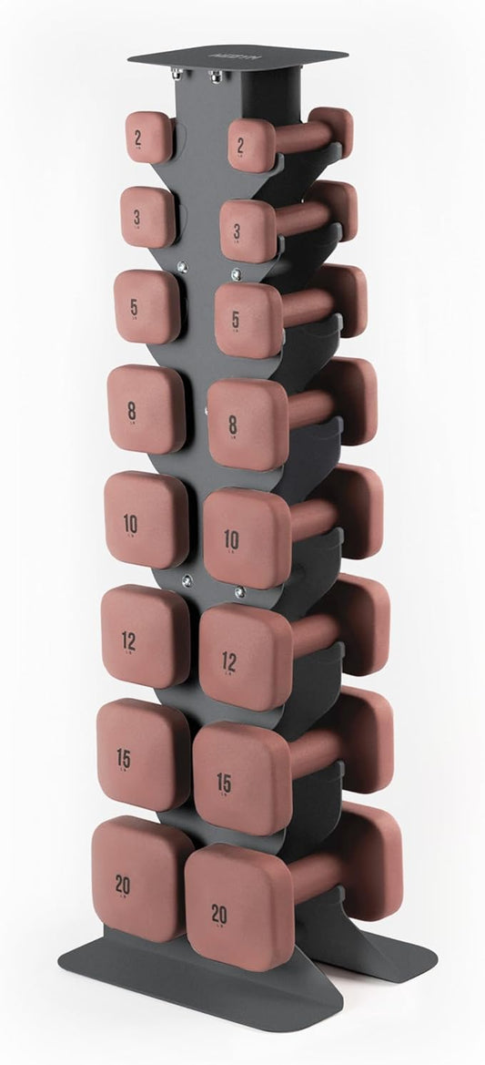 SafeGrip Dumbbells, Anti-Slip, Anti-Roll, Thick Handles, Free Weights, Square Dumbbells for Secure Workouts at Home, Weightlifting, and Personal Training-FlexoryFit